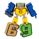 Трансформер 2в1 BONDIBOT Bondibon PB 13x7x4 см, розовый пластик.бокс, цифра"8".