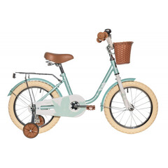 Велосипед NOVATRACK 18" MAPLE, светло бирюзовый, полная защита цепи,тормоз нож.,крылья, багажник, пе
