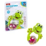Игр.разв.погрем. пласт., Лягушка, Bondibon, CRD 21,5 16,5 см, арт. 6608-7