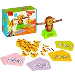Обучающие игры Bondibon Настольная игра «ОБЕЗЬЯНКА-СЧЕТОВОД», BOX